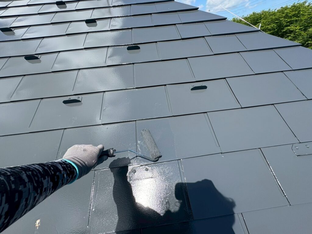 屋根ラジカル上塗り