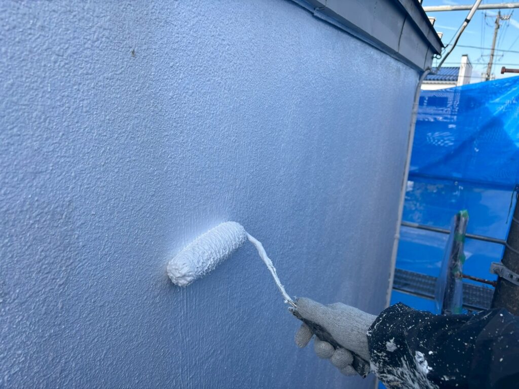 外壁下塗り