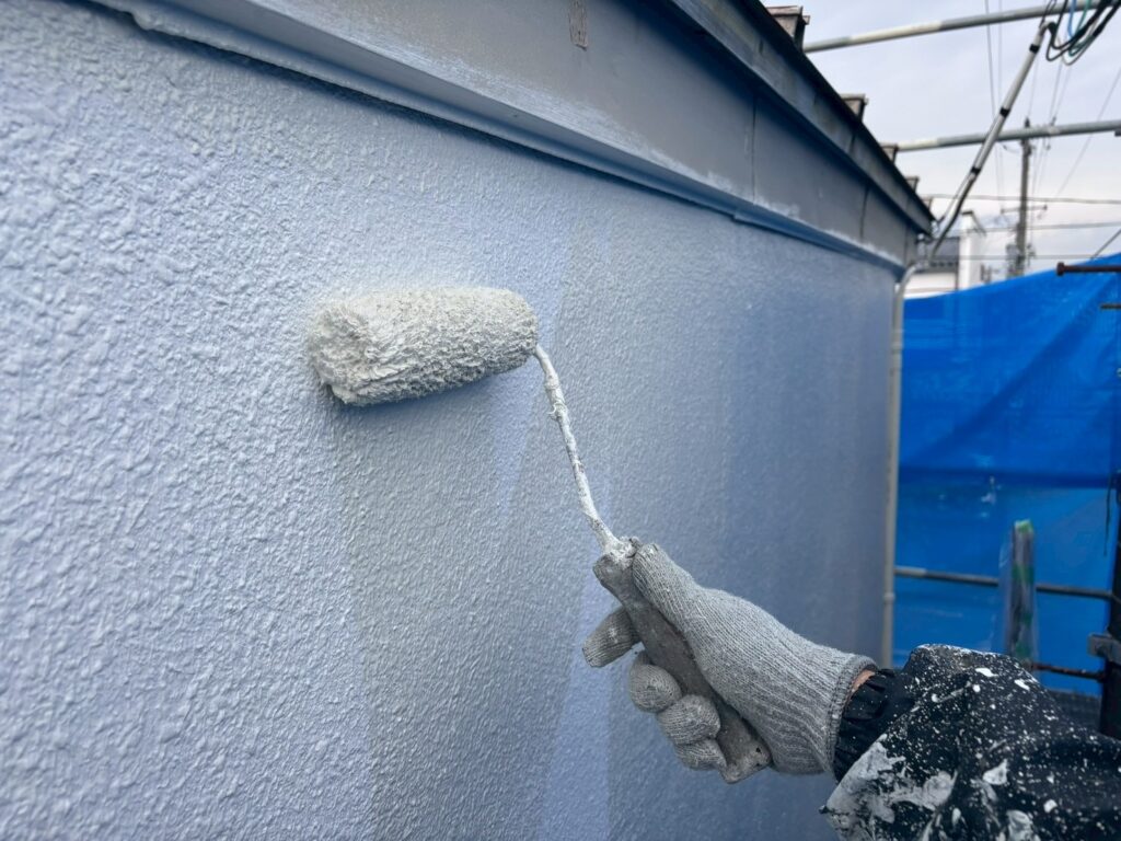外壁中塗り
