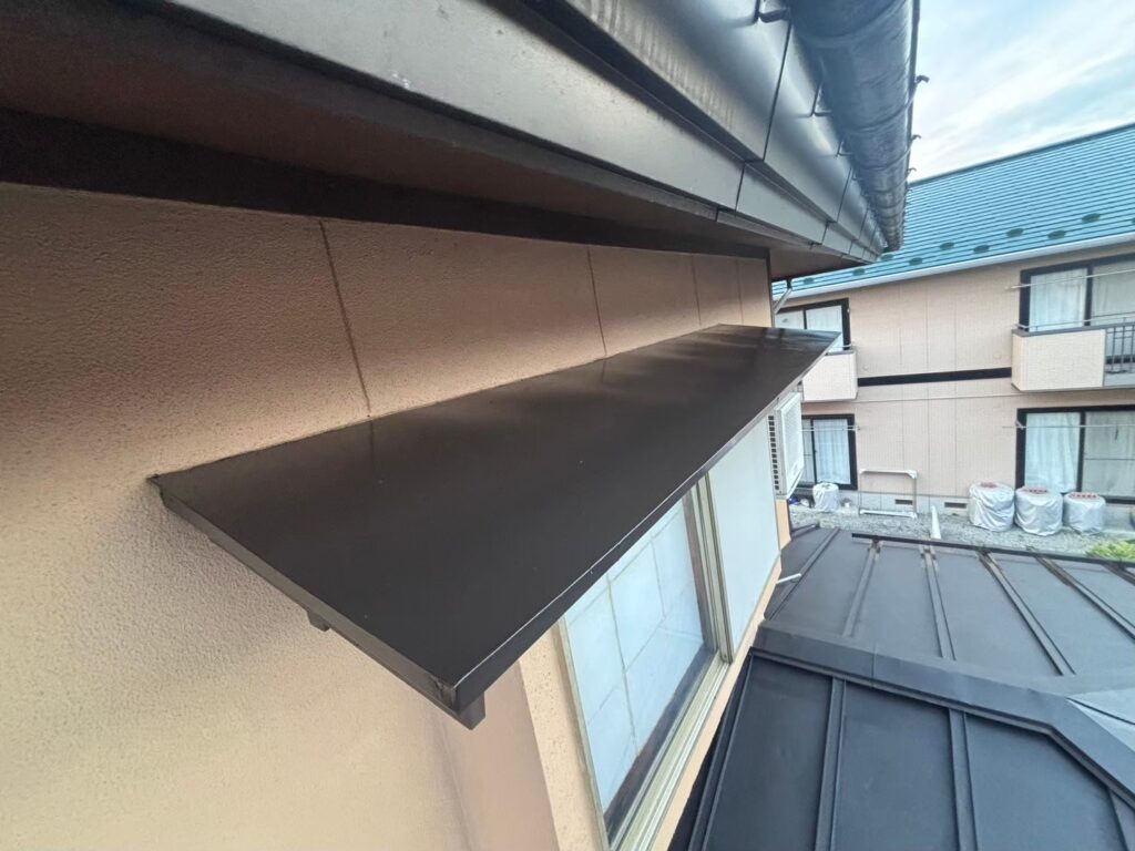 霧除け上塗り完了