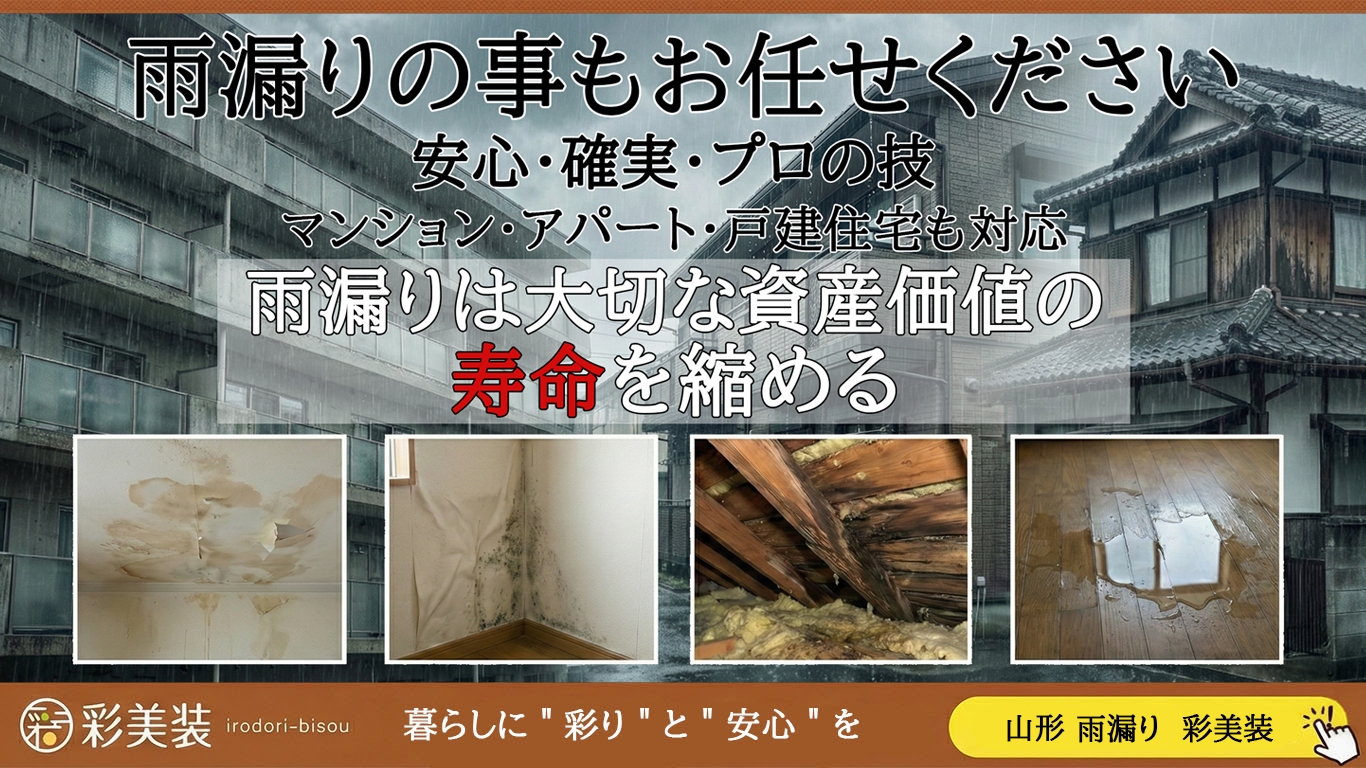 お家の雨漏りのことお任せください