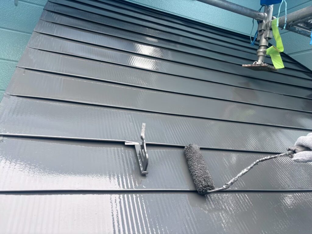 屋根無機上塗り