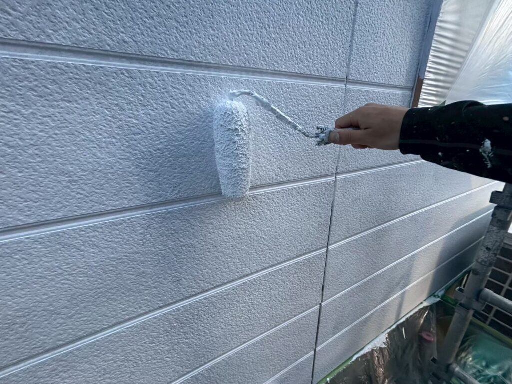 外壁下塗り2回目サーフ